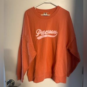orange pacsun crewneck